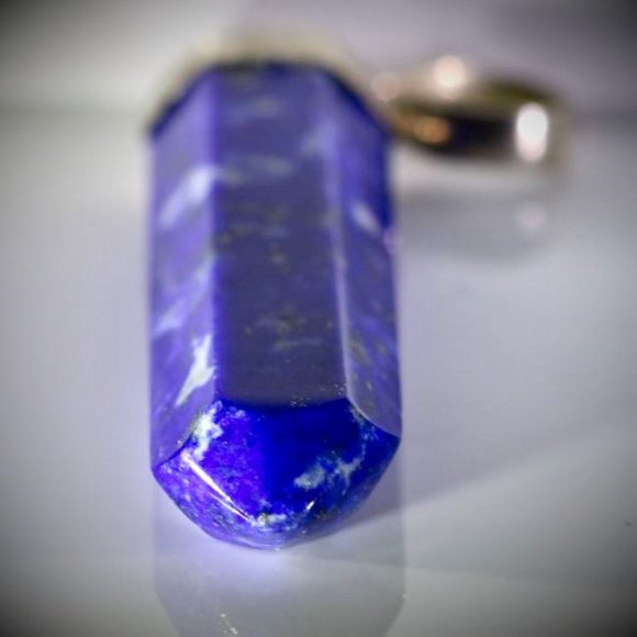 Lapis Lazuli 35.55ct Solid 925 Silver Pendant - Picture 5 of 5